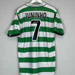 Shop 2004/05 CELTIC JUNINHO #7 HOME SHIRT (L) UMBRO, classic football shirts, vintage football shirts & retro soccer jerseys at Cult Kits