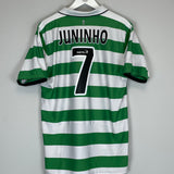 Shop 2004/05 CELTIC JUNINHO #7 HOME SHIRT (L) UMBRO, classic football shirts, vintage football shirts & retro soccer jerseys at Cult Kits
