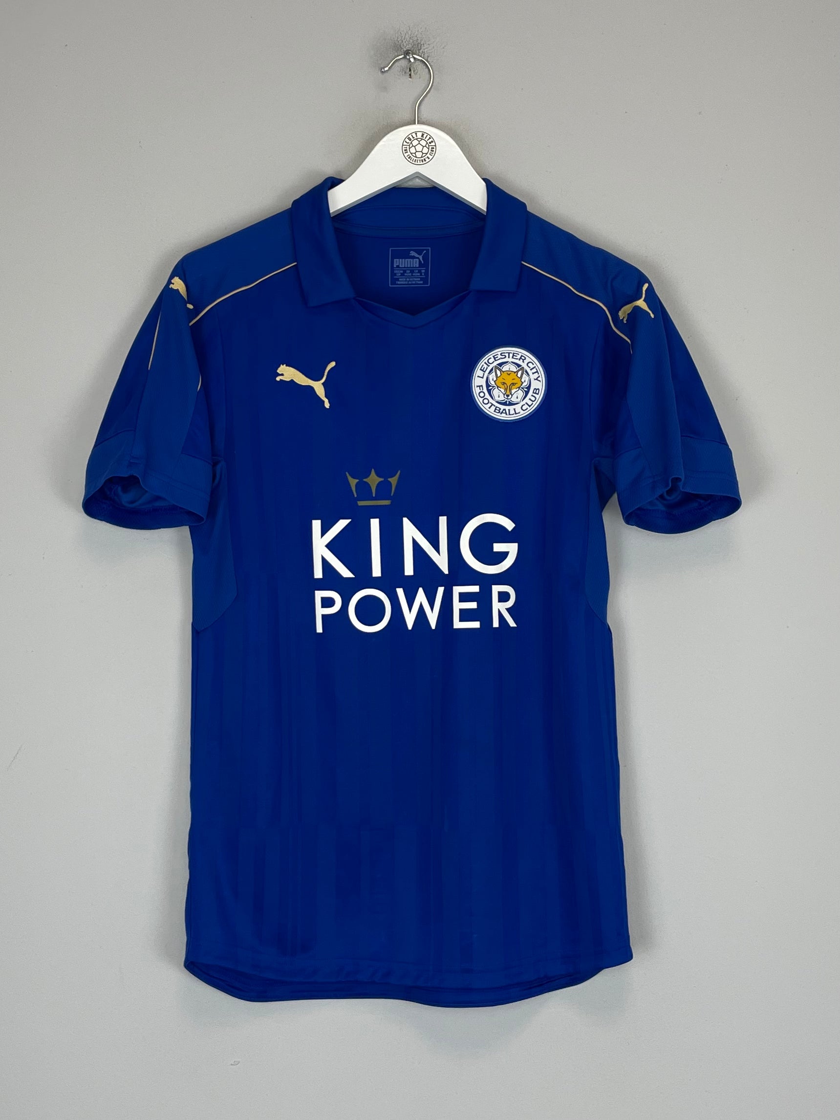 Shop 2016/17 LEICESTER CITY VARDY #9 HOME SHIRT (S) PUMA, classic football shirts, vintage football shirts & retro soccer jerseys at Cult Kits