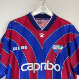 1998/99 EXTREMADURA DAVID #16 *MATCH ISSUE* HOME SHIRT (M) KELME