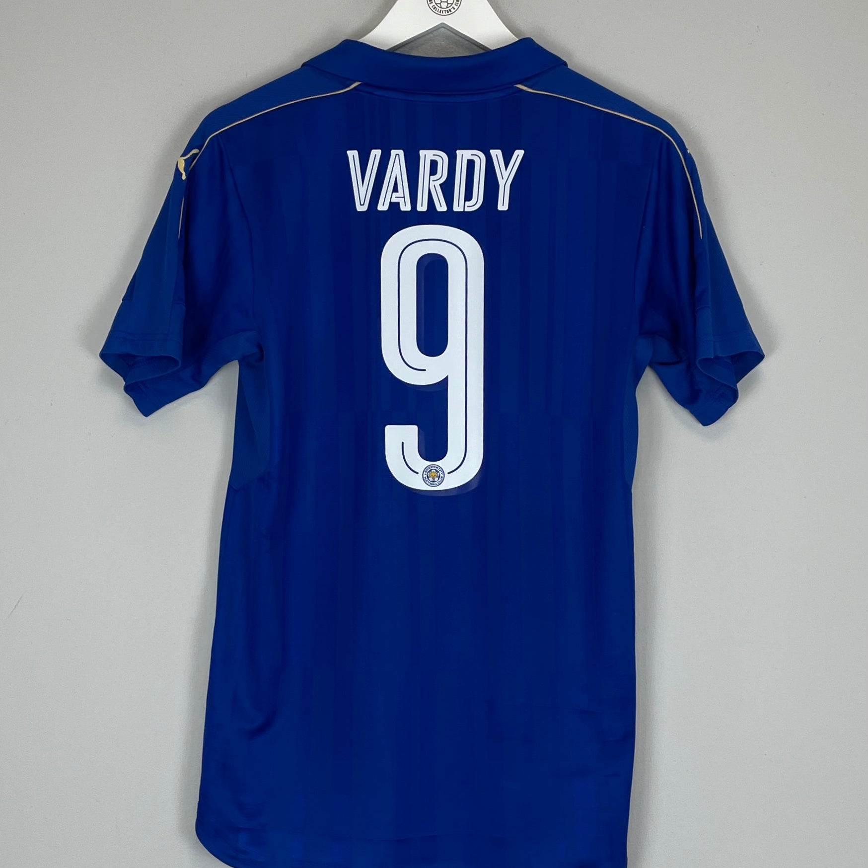 Shop 2016/17 LEICESTER CITY VARDY #9 HOME SHIRT (S) PUMA, classic football shirts, vintage football shirts & retro soccer jerseys at Cult Kits
