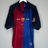 Shop 1999/00 BARCELONA *CENTENARY* HOME SHIRT (XL) NIKE, classic football shirts, vintage football shirts & retro soccer jerseys at Cult Kits