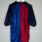 Shop 1999/00 BARCELONA *CENTENARY* HOME SHIRT (XL) NIKE, classic football shirts, vintage football shirts & retro soccer jerseys at Cult Kits