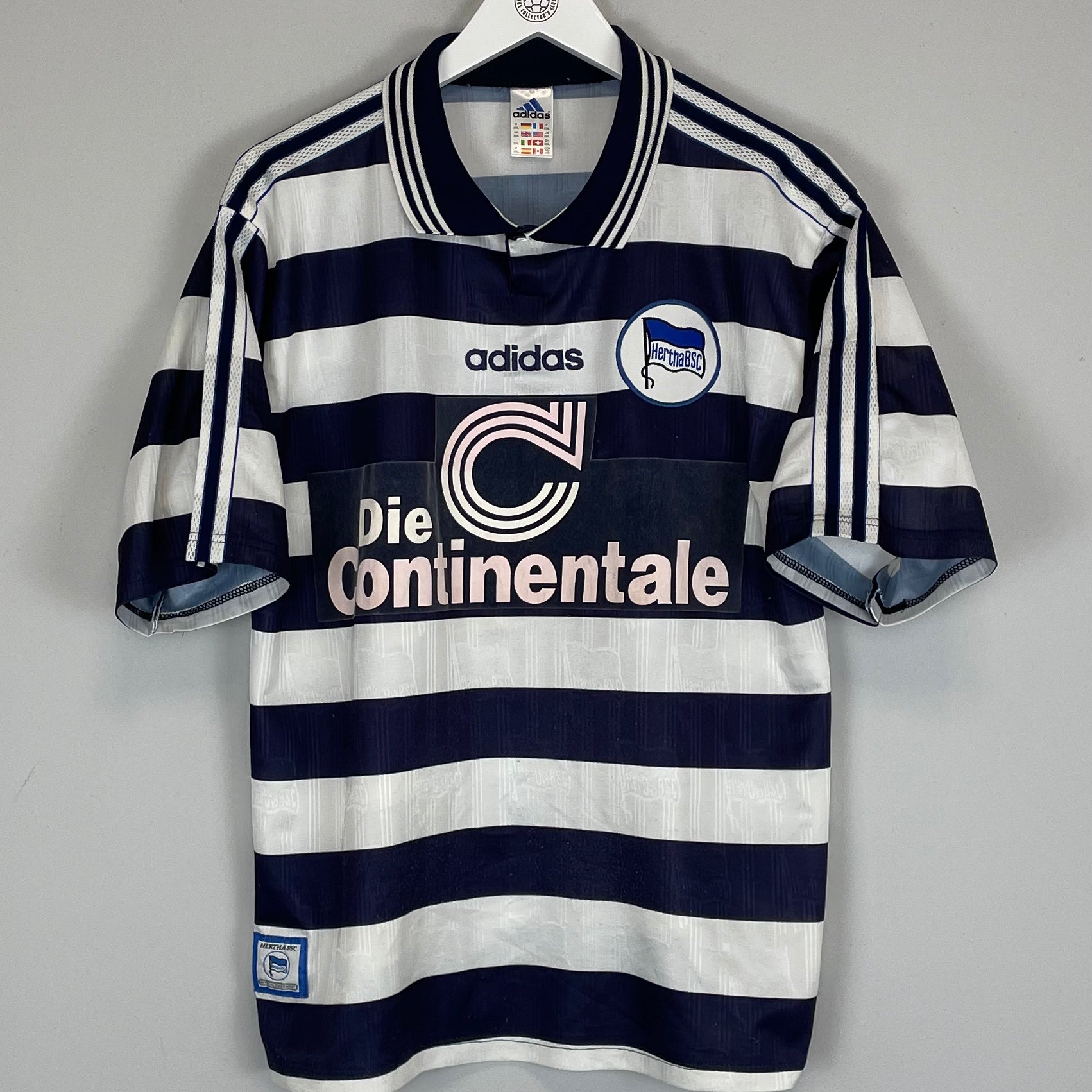 Shop 1997/98 HERTHA BERLIN HOME SHIRT (XL) ADIDAS, classic football shirts, vintage football shirts & retro soccer jerseys at Cult Kits