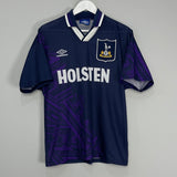 Shop 1994/95 TOTTENHAM BARMBY #7 AWAY SHIRT (M) UMBRO, classic football shirts, vintage football shirts & retro soccer jerseys at Cult Kits