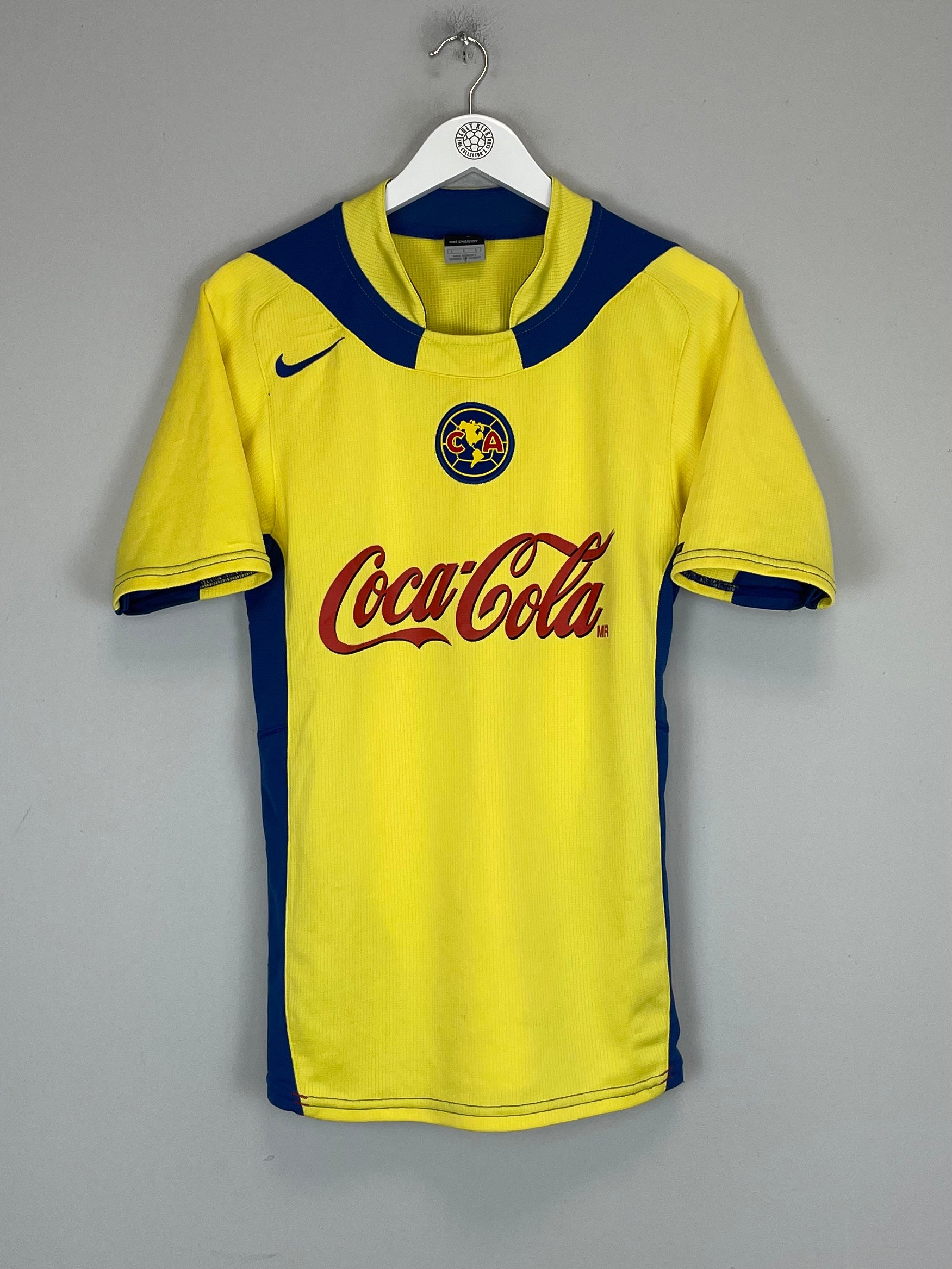 Shop 2004/05 CLUB AMERICA C.BLANCO #10 HOME SHIRT (L) NIKE, classic football shirts, vintage football shirts & retro soccer jerseys at Cult Kits