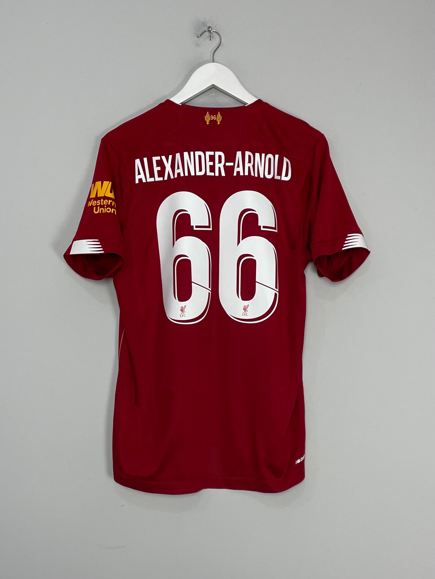 Shop 2019/20 LIVERPOOL ALEXANDER ARNOLD #66 HOME SHIRT (M) NEW BALANCE, classic football shirts, vintage football shirts & retro soccer jerseys at Cult Kits