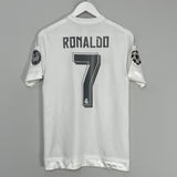 2015/16 REAL MADRID RONALDO #7 C/L HOME SHIRT (S) ADIDAS