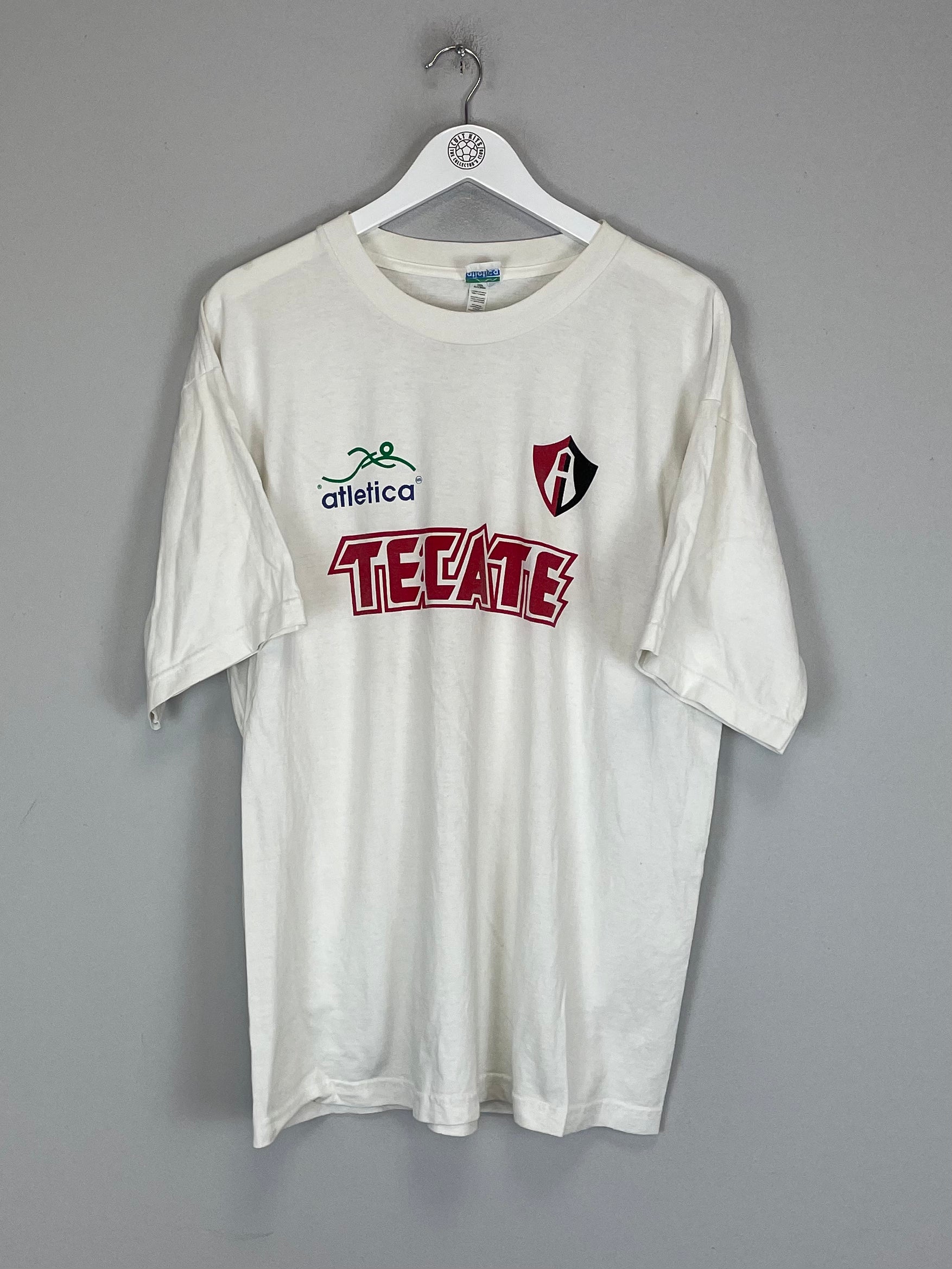 Shop 1995/96 ATLAS T-SHIRT (L) ATLETICA, classic football shirts, vintage football shirts & retro soccer jerseys at Cult Kits