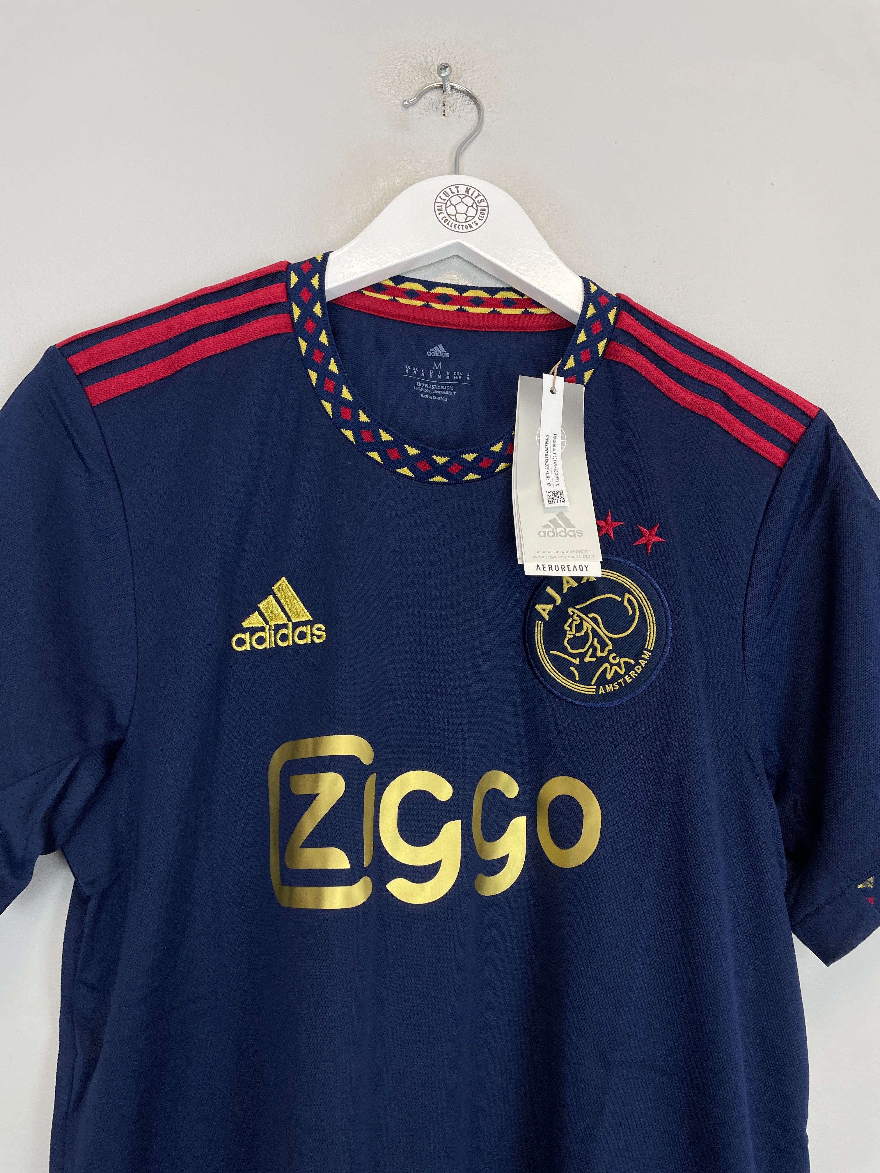 Shop 2022/23 AJAX *BNWT* AWAY SHIRT (M) ADIDAS, classic football shirts, vintage football shirts & retro soccer jerseys at Cult Kits
