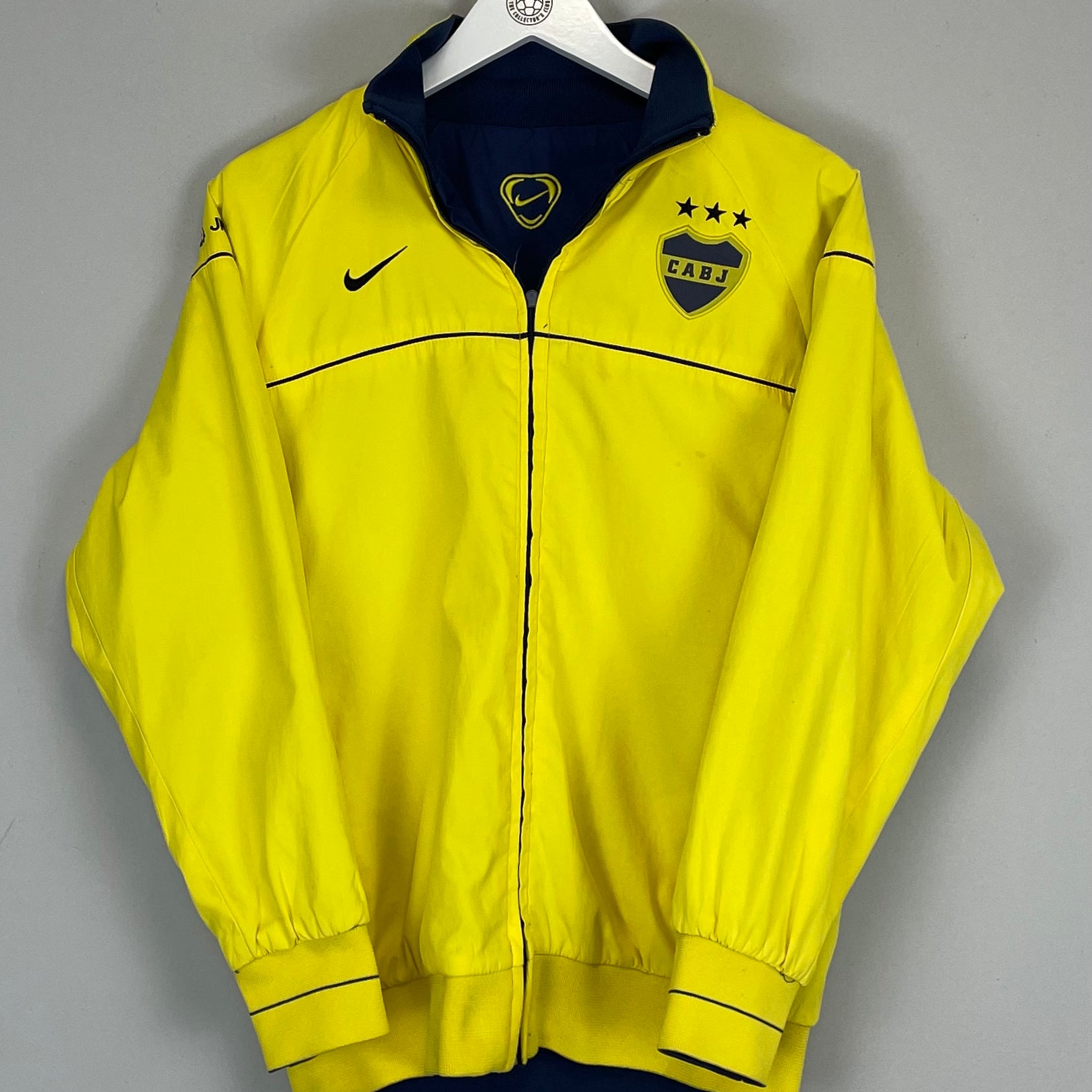 Shop 2004/06 BOCA JUNIORS TRACK JACKET (S) NIKE, classic football shirts, vintage football shirts & retro soccer jerseys at Cult Kits