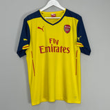 Shop 2014/15 ARSENAL CAZORLA #19 AWAY SHIRT (XL) PUMA, classic football shirts, vintage football shirts & retro soccer jerseys at Cult Kits