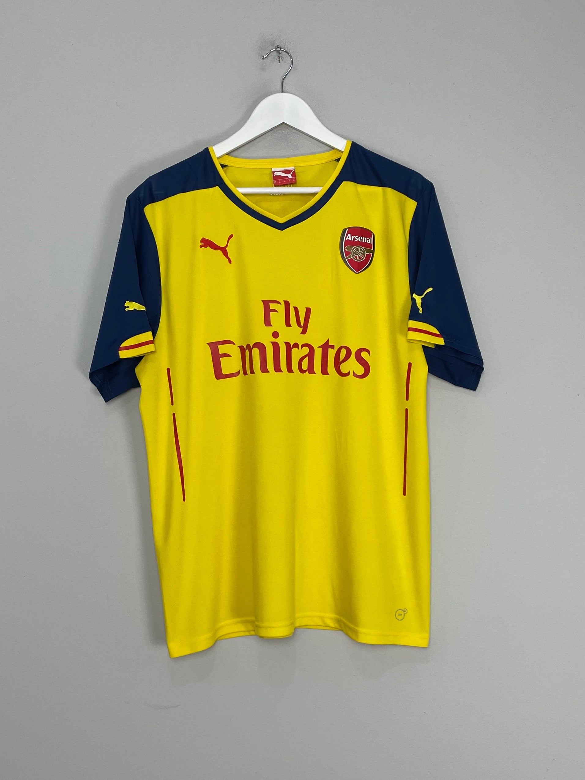 Shop 2014/15 ARSENAL CAZORLA #19 AWAY SHIRT (XL) PUMA, classic football shirts, vintage football shirts & retro soccer jerseys at Cult Kits