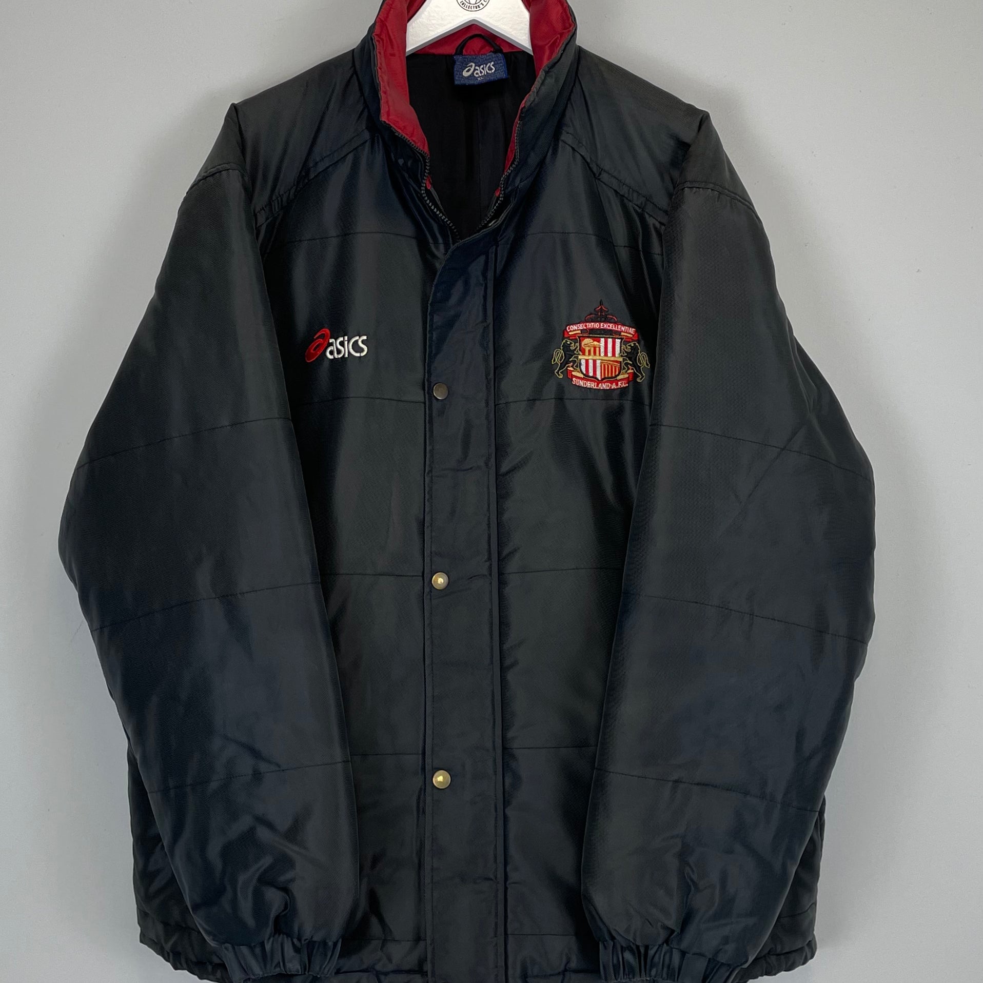 Shop 1998/99 SUNDERLAND BENCH COAT (XL) ASICS, classic football shirts, vintage football shirts & retro soccer jerseys at Cult Kits