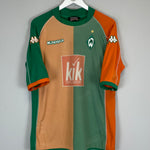 Shop 2005/06 WERDER BREMEN AWAY SHIRT (XXL) KAPPA, classic football shirts, vintage football shirts & retro soccer jerseys at Cult Kits