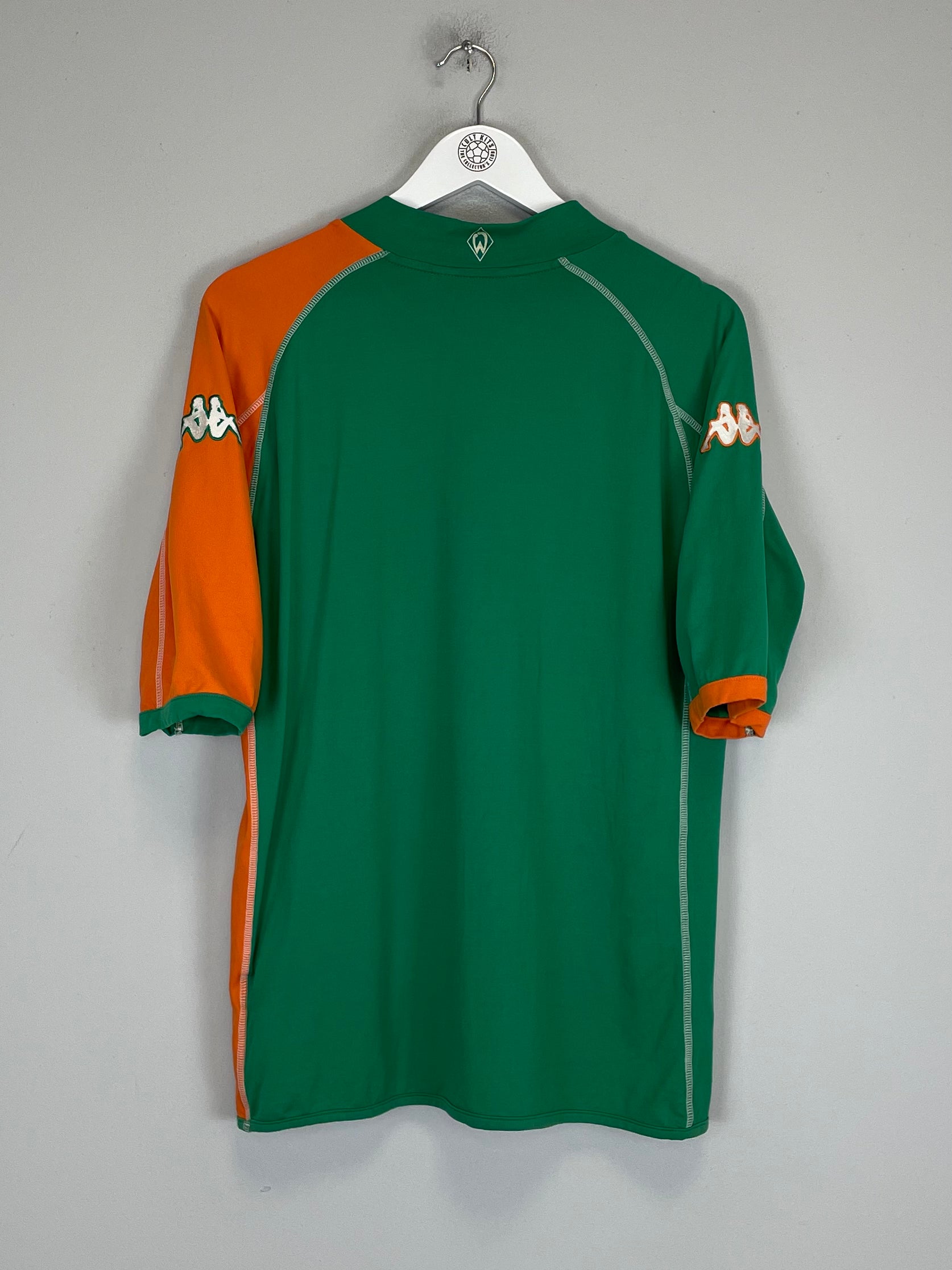 Shop 2005/06 WERDER BREMEN AWAY SHIRT (XXL) KAPPA, classic football shirts, vintage football shirts & retro soccer jerseys at Cult Kits