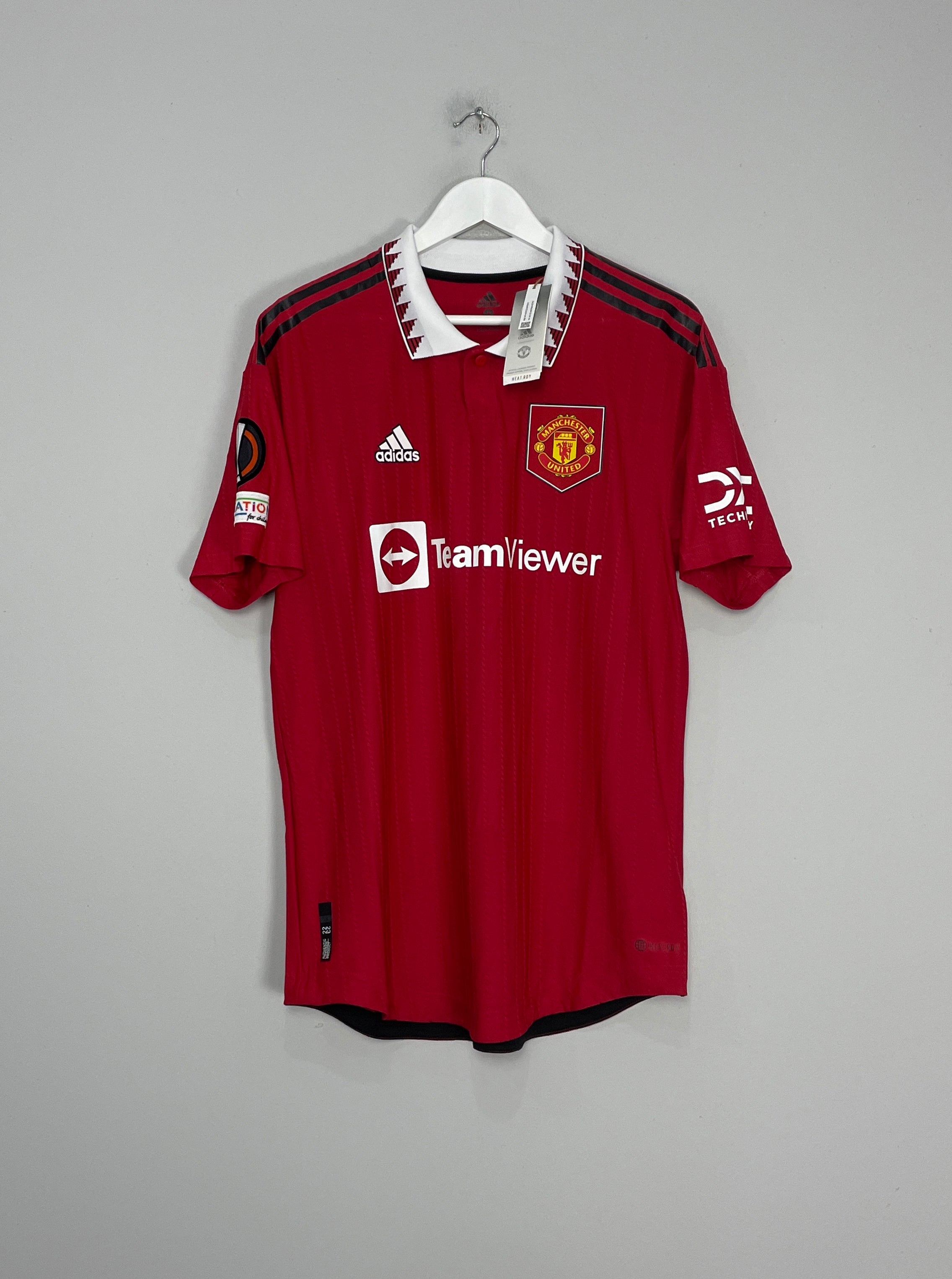 Shop 2022/23 MANCHESTER UNITED RONALDO #7 *BNWT* PLAYER ISSUE E/L HOME SHIRT (L) ADIDAS, classic football shirts, vintage football shirts & retro soccer jerseys at Cult Kits