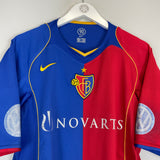 Shop 2004/05 FC BASEL HOME SHIRT (L) NIKE, classic football shirts, vintage football shirts & retro soccer jerseys at Cult Kits