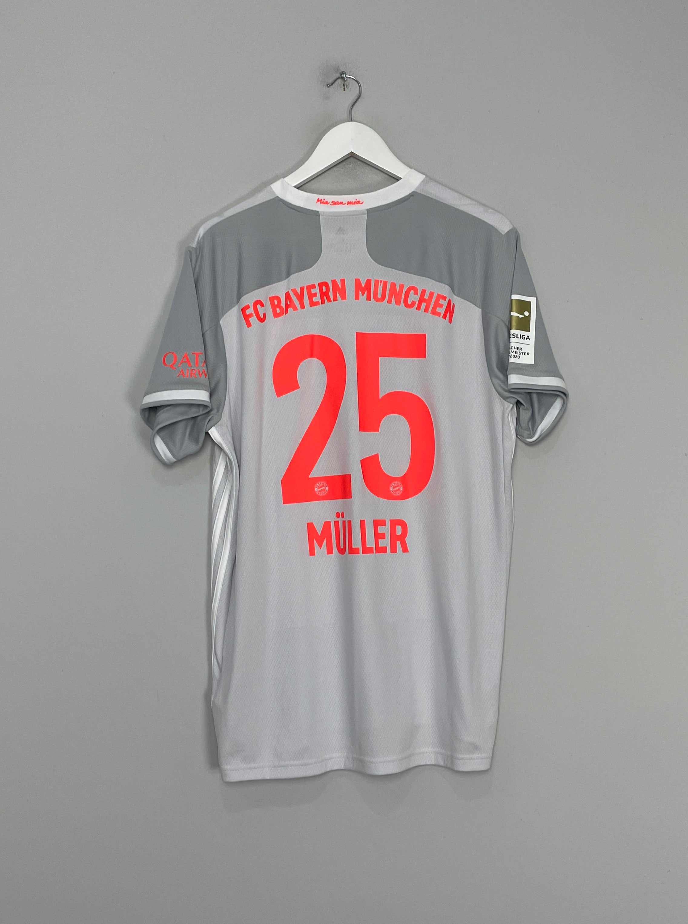 Shop 2020/21 BAYERN MUNICH MULLER #25 AWAY SHIRT (XL) ADIDAS, classic football shirts, vintage football shirts & retro soccer jerseys at Cult Kits