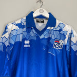 Shop 2002/04 ICELAND HOME SHIRT (XL) ERREA, classic football shirts, vintage football shirts & retro soccer jerseys at Cult Kits
