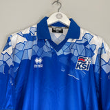 Shop 2002/04 ICELAND HOME SHIRT (XL) ERREA, classic football shirts, vintage football shirts & retro soccer jerseys at Cult Kits