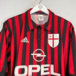 Shop 1999/00 AC MILAN *CENTENARY* HOME SHIRT (L) ADIDAS, classic football shirts, vintage football shirts & retro soccer jerseys at Cult Kits