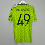 2022/23 MANCHESTER UNITED GARNACHO #40 *BNWT* THIRD SHIRT (L) ADIDAS