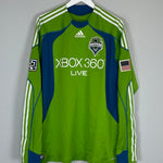Shop 2009/10 SEATTLE SOUNDERS *PLAYER ISSUE* L/S HOME SHIRT (XL) ADIDAS, classic football shirts, vintage football shirts & retro soccer jerseys at Cult Kits