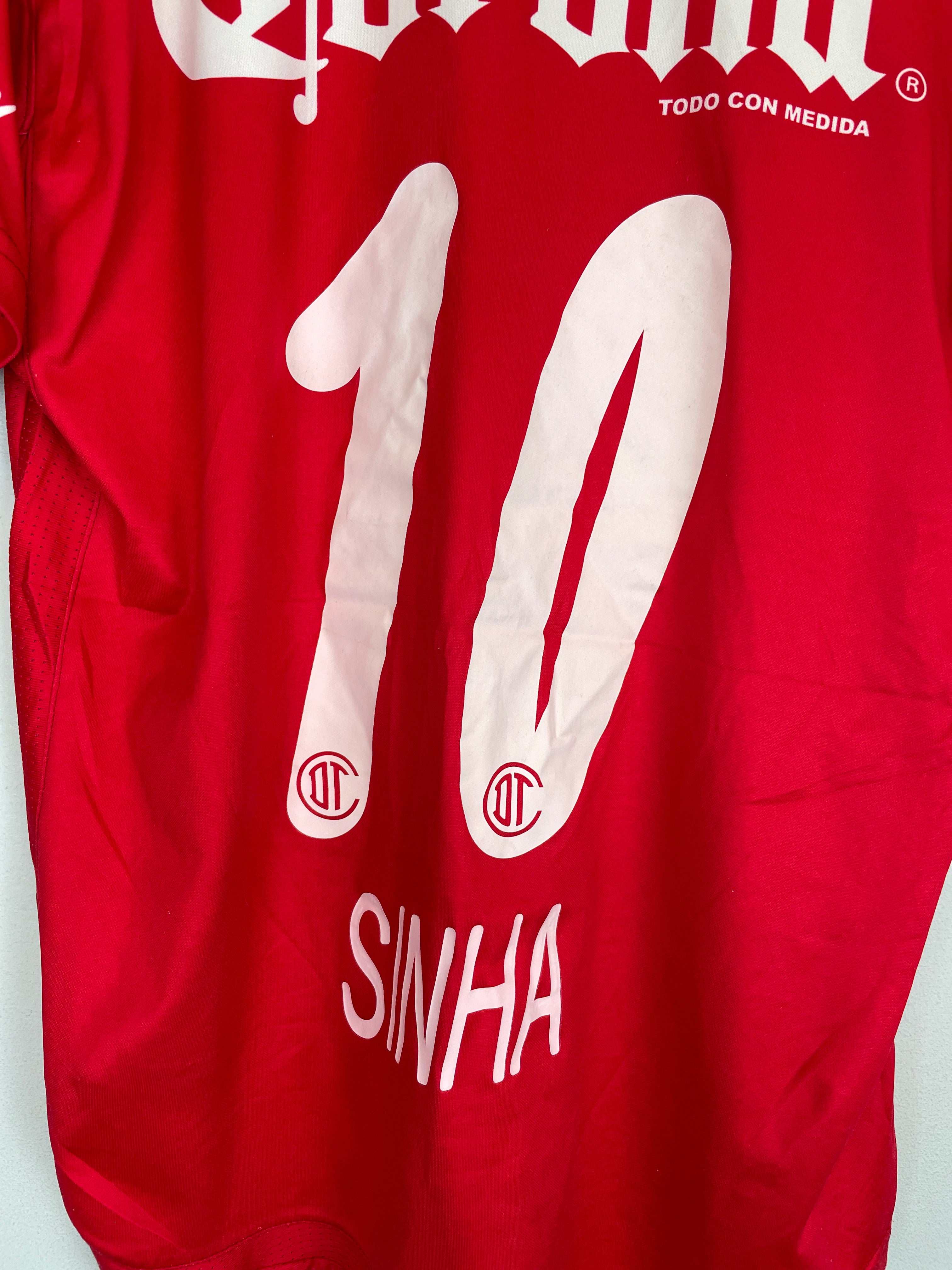Shop 2009/10 TOLUCA SINHA #10 *50 YEARS* HOME SHIRT (S) ATLETICA, classic football shirts, vintage football shirts & retro soccer jerseys at Cult Kits