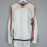 Shop 2006/07 NY/NJ METROSTARS *PLAYER ISSUE* L/S HOME SHIRT (L) ADIDAS, classic football shirts, vintage football shirts & retro soccer jerseys at Cult Kits