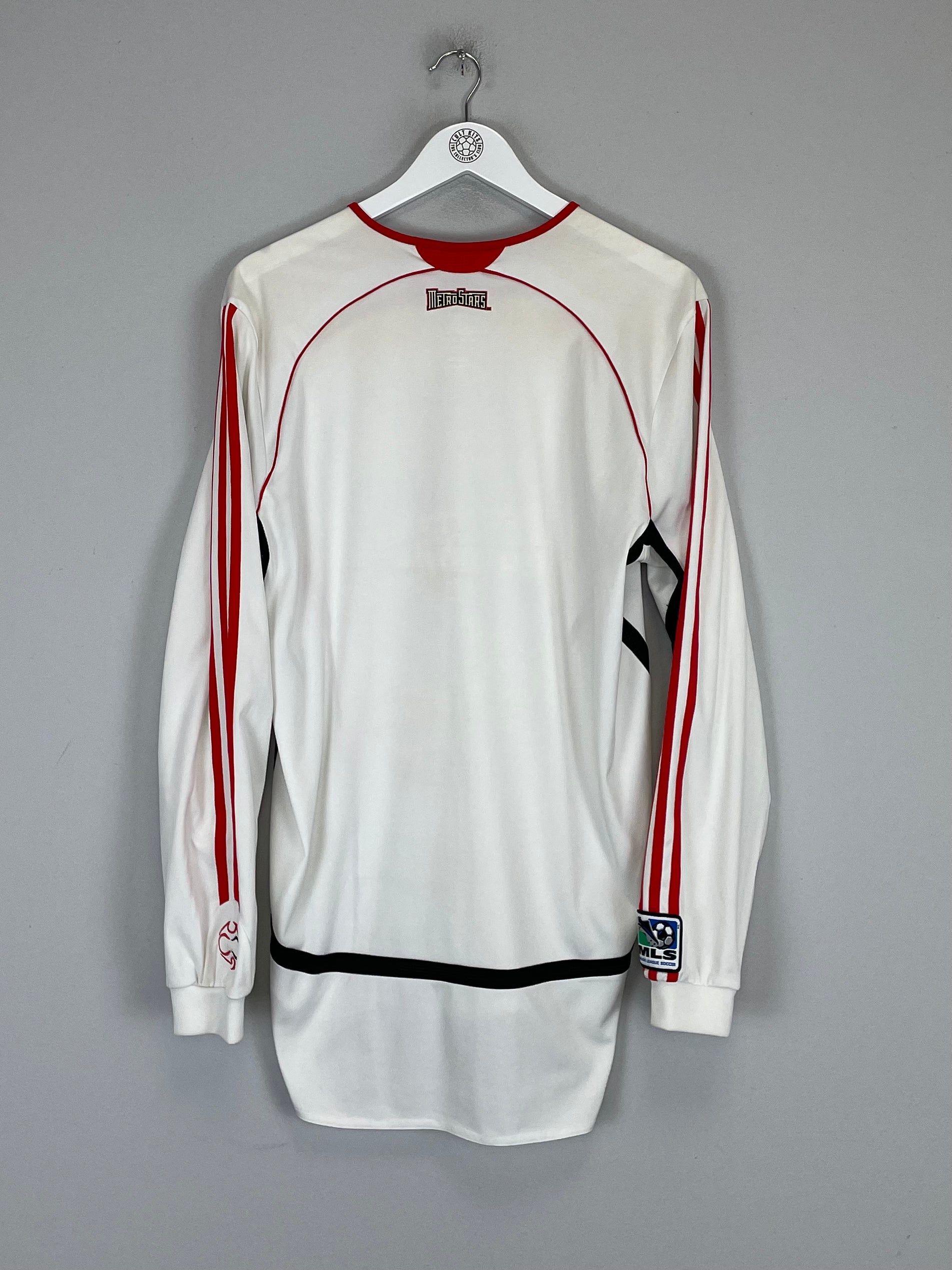 Shop 2006/07 NY/NJ METROSTARS *PLAYER ISSUE* L/S HOME SHIRT (L) ADIDAS, classic football shirts, vintage football shirts & retro soccer jerseys at Cult Kits