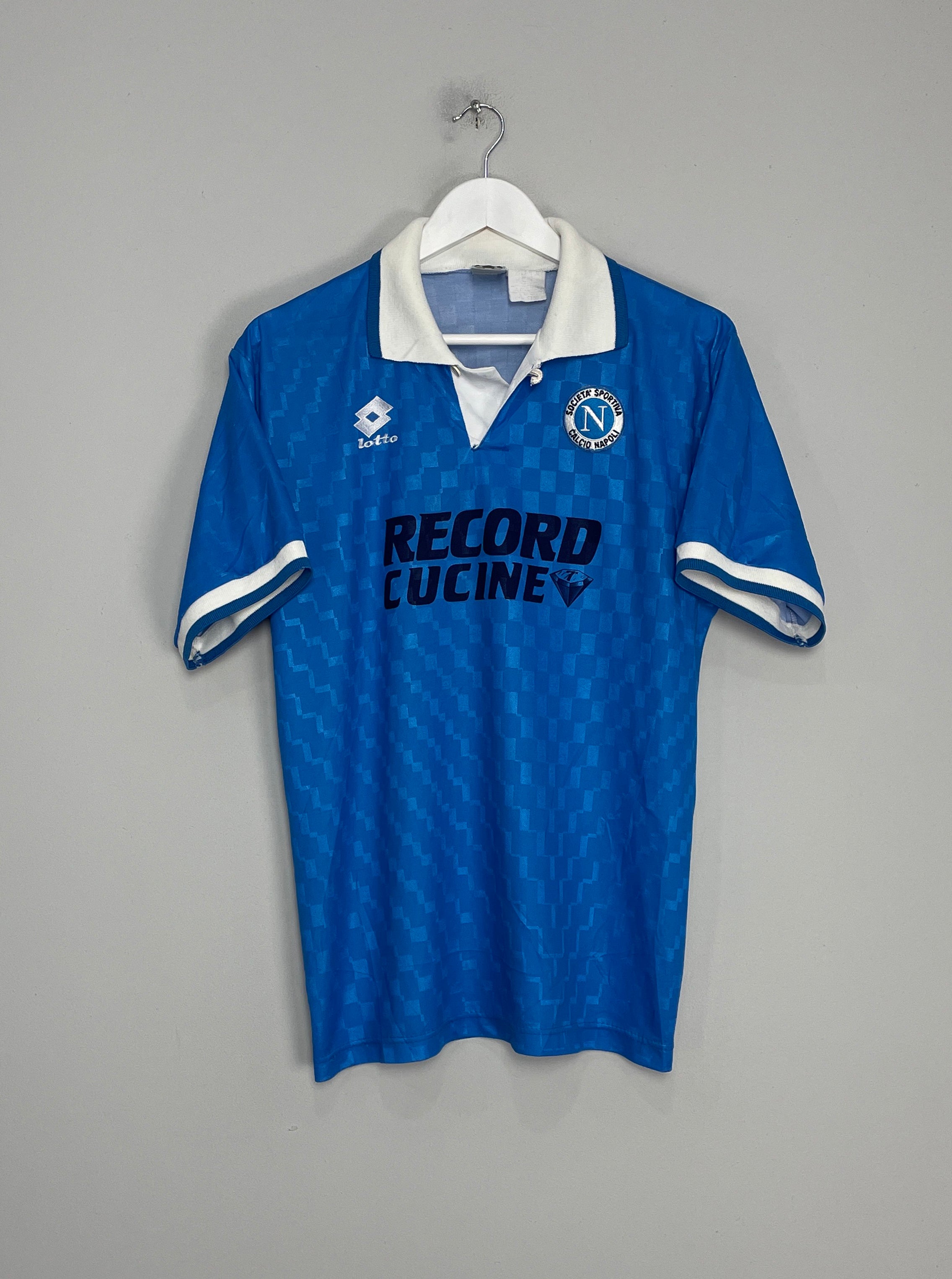 Shop 1994/96 NAPOLI HOME SHIRT (M) LOTTO, classic football shirts, vintage football shirts & retro soccer jerseys at Cult Kits