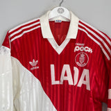 1990/91 MONACO HOME SHIRT (L) ADIDAS