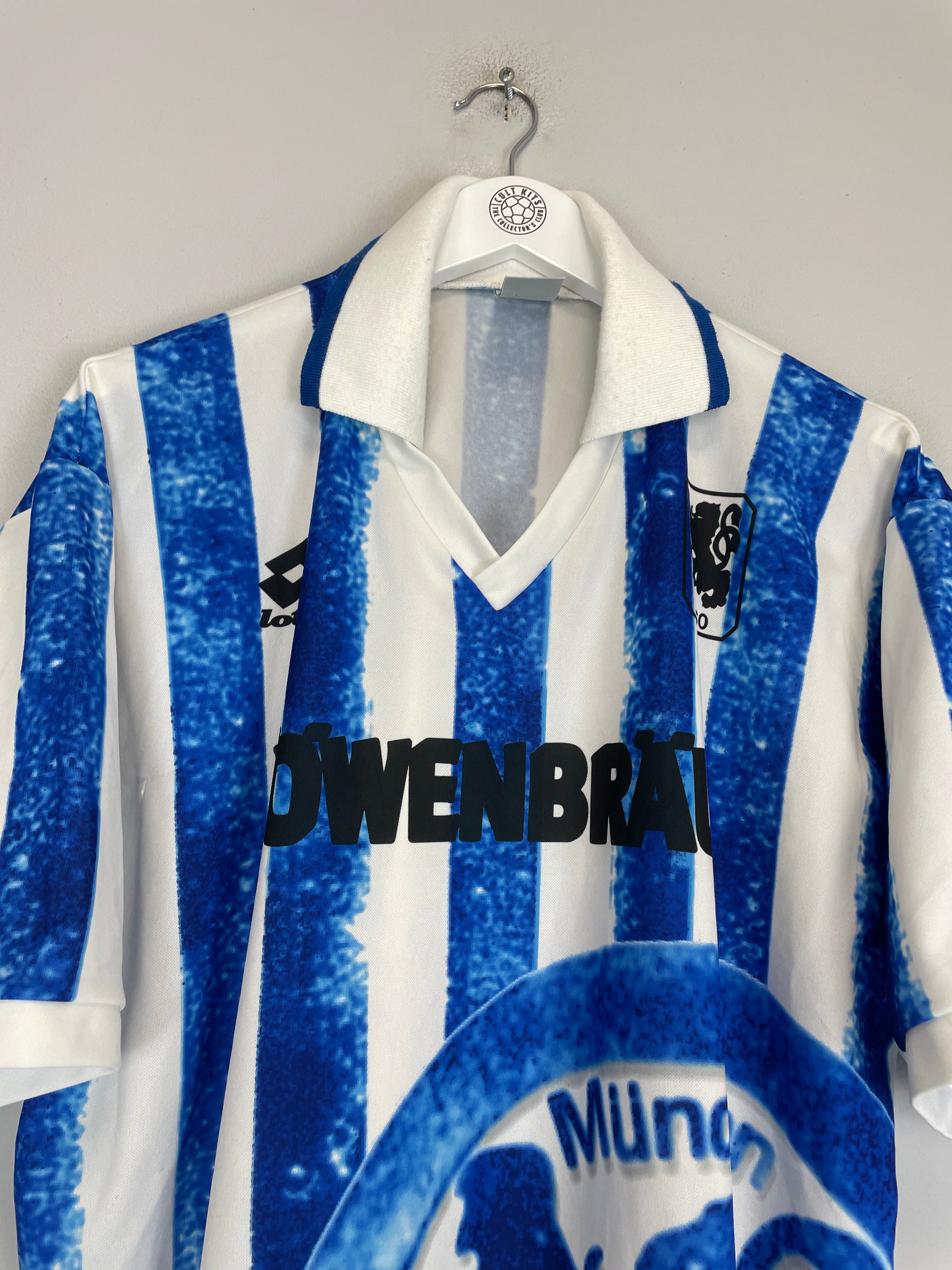 Shop 1994/95 1860 MUNICH HOME SHIRT (XL) LOTTO, classic football shirts, vintage football shirts & retro soccer jerseys at Cult Kits