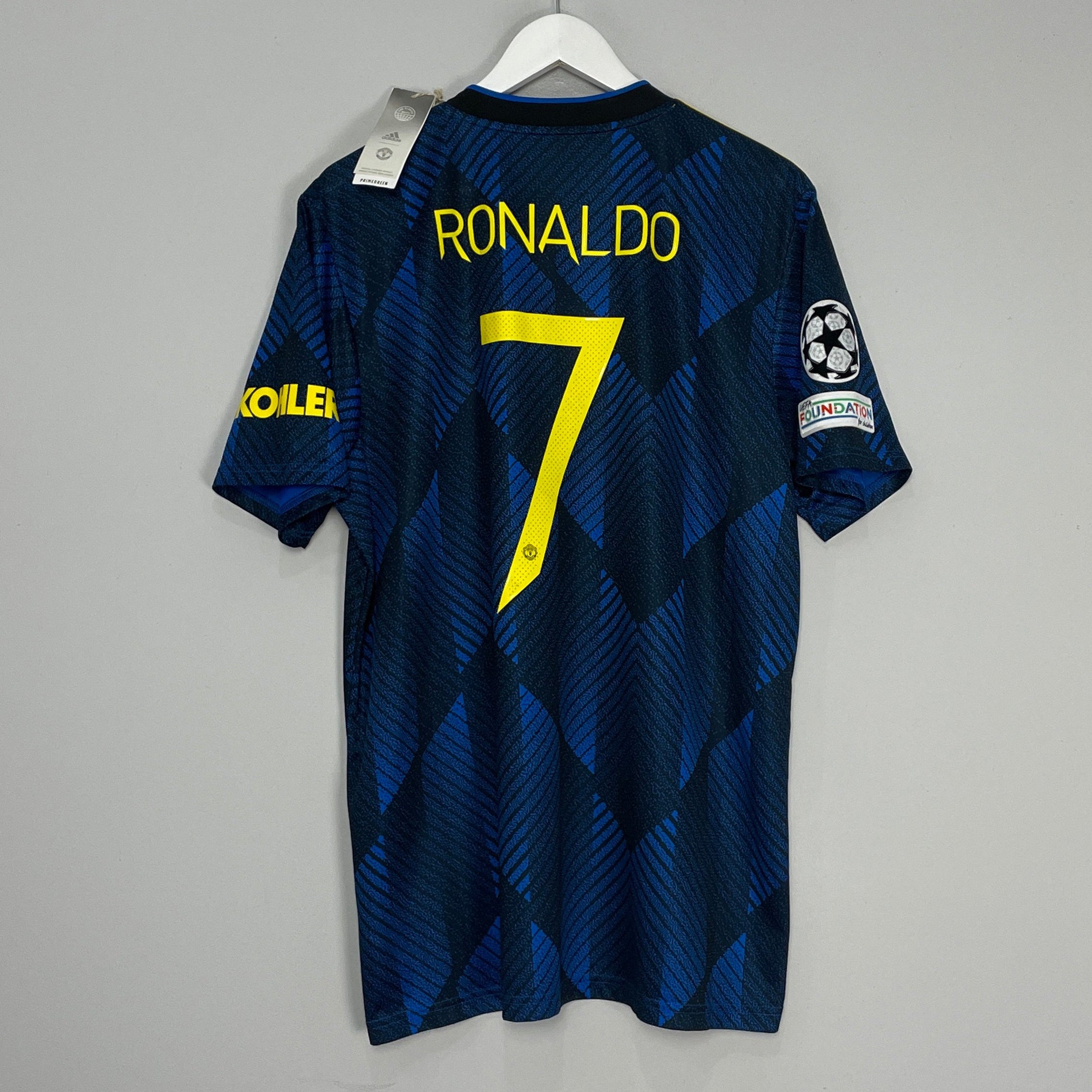 Shop 2021/22 MANCHESTER UNITED RONALDO #7 *BNWT* C/L AWAY SHIRT (XL) ADIDAS, classic football shirts, vintage football shirts & retro soccer jerseys at Cult Kits