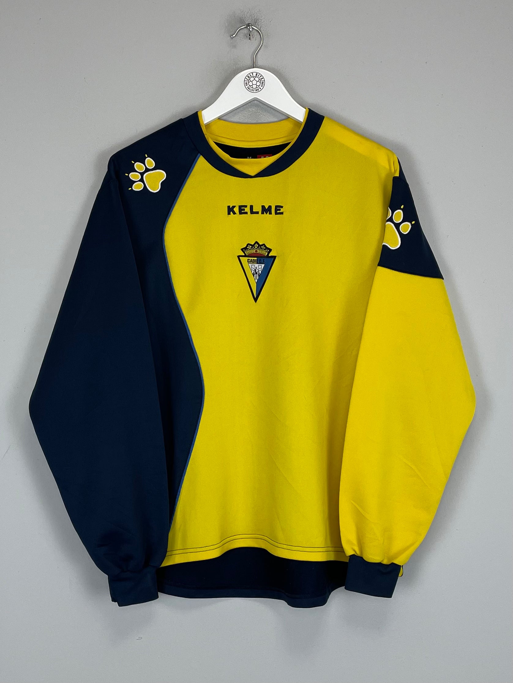 Shop 2005/06 CADIZ FC JUMPER (M) KELME, classic football shirts, vintage football shirts & retro soccer jerseys at Cult Kits