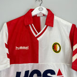 1989/90 FEYENOORD *MINT* HOME SHIRT (L) HUMMEL