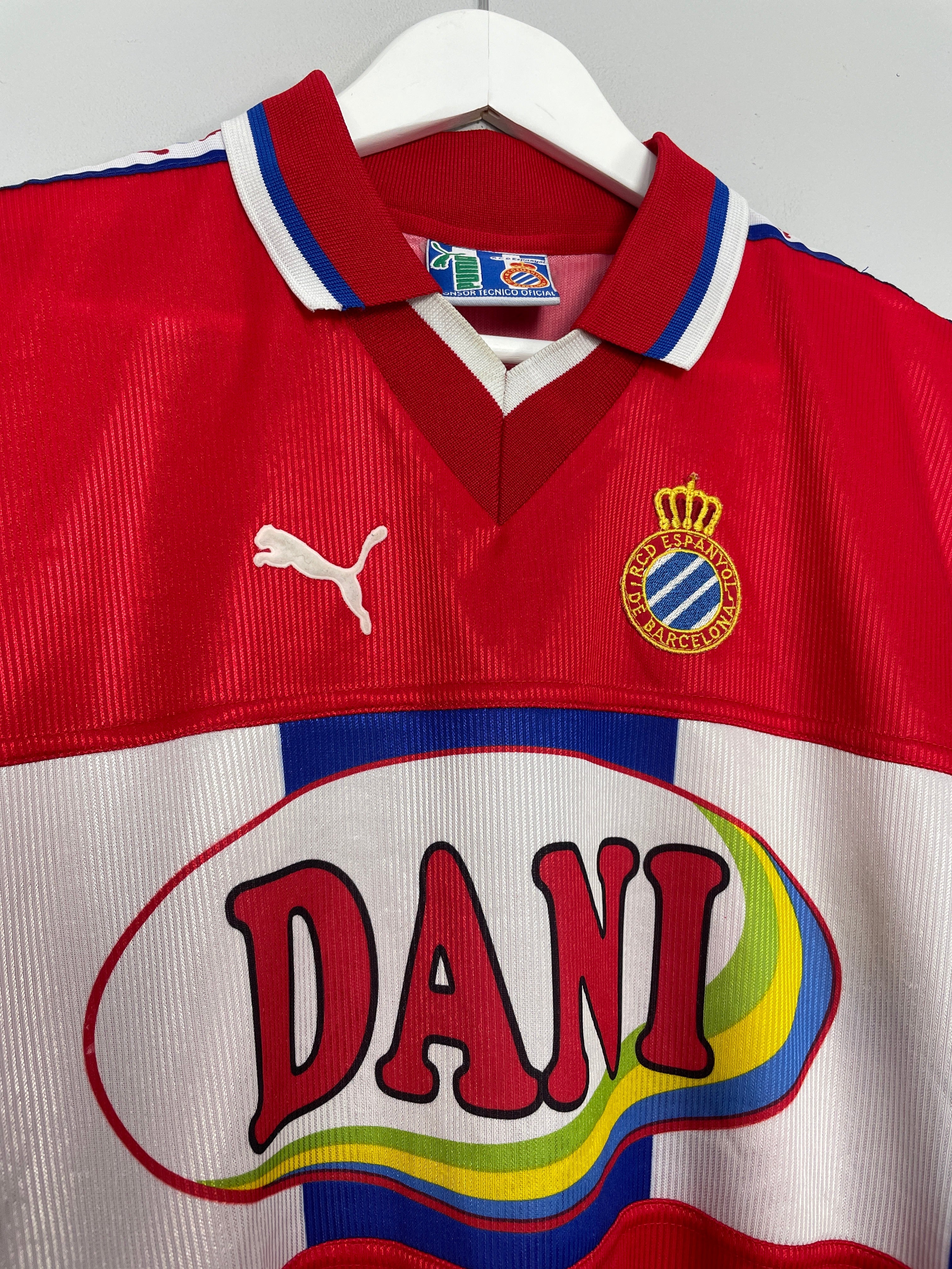 Shop 1998/99 ESPANYOL AWAY SHIRT (S) PUMA, classic football shirts, vintage football shirts & retro soccer jerseys at Cult Kits