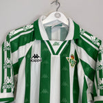 Shop 1995/97 REAL BETIS HOME SHIRT (L) KAPPA, classic football shirts, vintage football shirts & retro soccer jerseys at Cult Kits