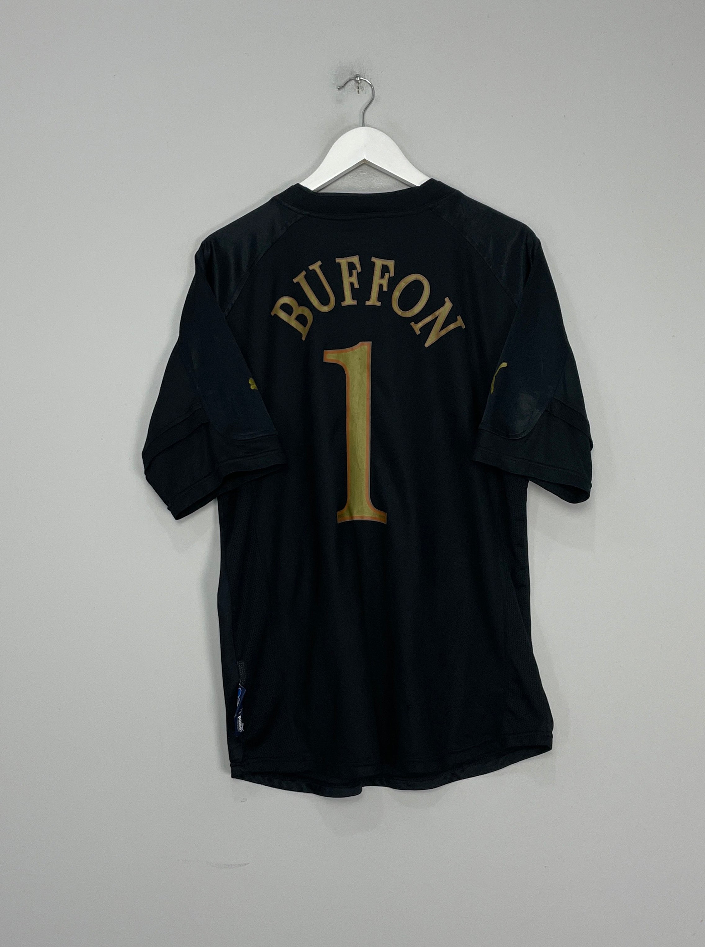 Shop 2005/06 ITALY BUFFON #1 GK SHIRT (XL) PUMA, classic football shirts, vintage football shirts & retro soccer jerseys at Cult Kits