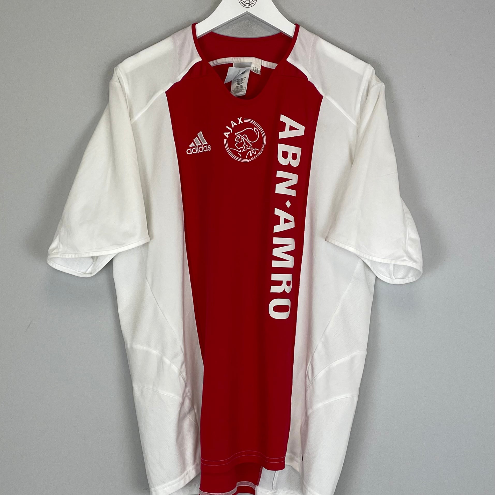 Shop 2005/06 AJAX HOME SHIRT (XL) ADIDAS, classic football shirts, vintage football shirts & retro soccer jerseys at Cult Kits