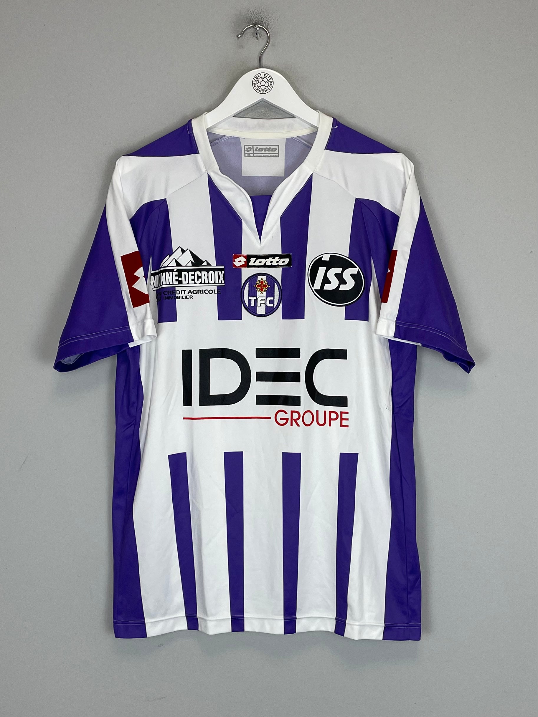 Shop 2006/07 TOULOUSE ELMANDER #9 HOME SHIRT (XL) LOTTO, classic football shirts, vintage football shirts & retro soccer jerseys at Cult Kits