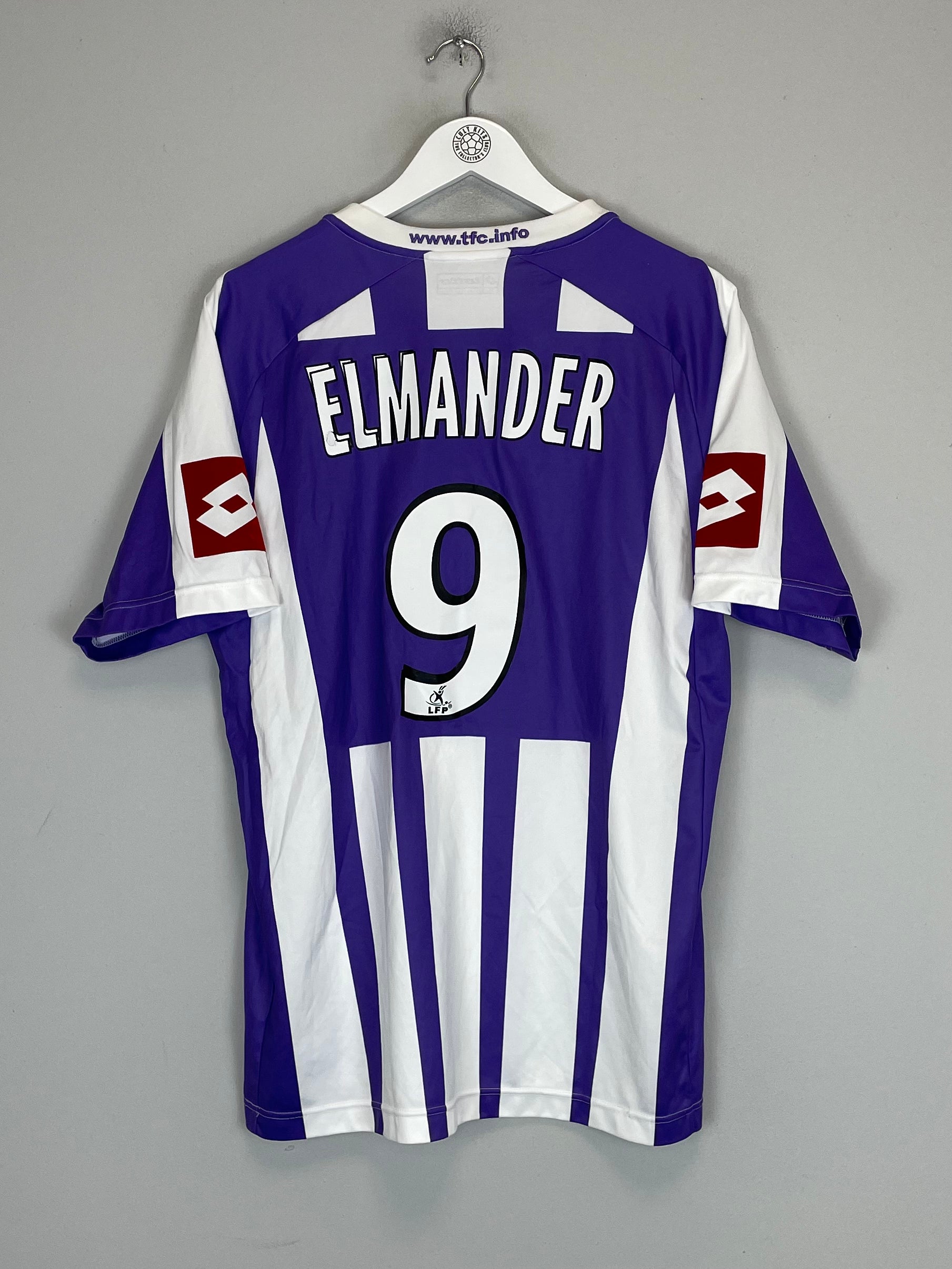Shop 2006/07 TOULOUSE ELMANDER #9 HOME SHIRT (XL) LOTTO, classic football shirts, vintage football shirts & retro soccer jerseys at Cult Kits