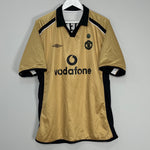 Shop 2001/02 MANCHESTER UNITED V.NISTELROOY #10 *CENTENARY* AWAY/THIRD SHIRT (XL) UMBRO, classic football shirts, vintage football shirts & retro soccer jerseys at Cult Kits