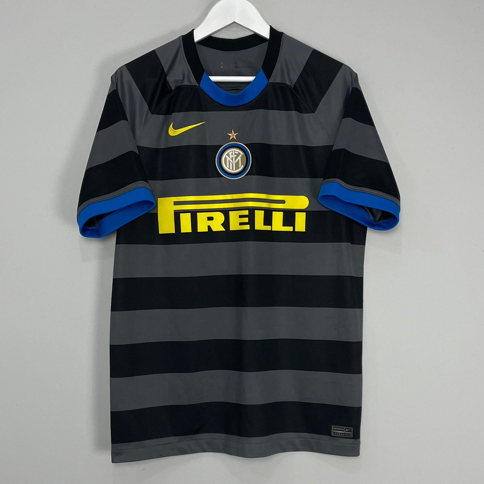 Shop 2020/21 INTER MILAN AWAY SHIRT (L) NIKE, classic football shirts, vintage football shirts & retro soccer jerseys at Cult Kits