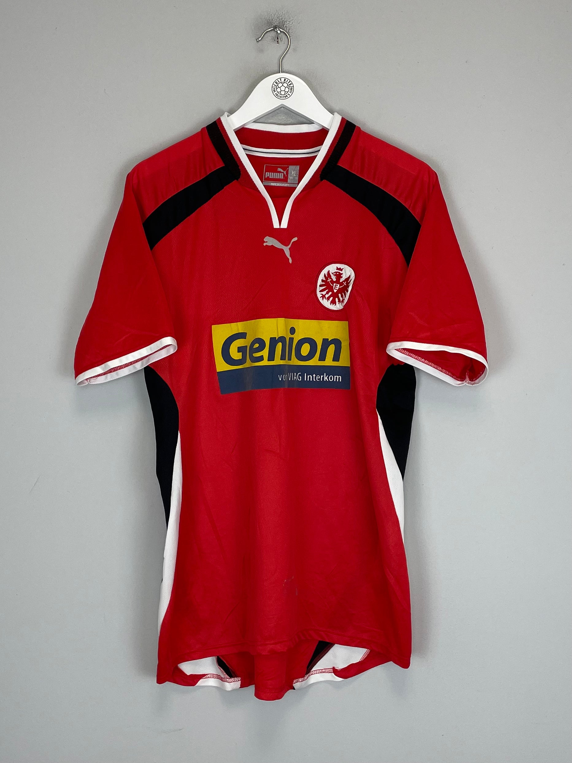Shop 2000/01 EINTRACHT FRANKFURT YANG #21 HOME SHIRT (XL) PUMA, classic football shirts, vintage football shirts & retro soccer jerseys at Cult Kits