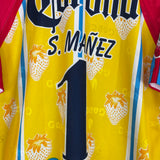 2000/01 IRAPUATO S.MANEZ #1 GK SHIRT (XL) GARCIS