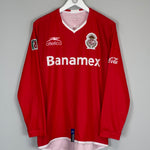 Shop 2007/08 TOLUCA L/S HOME SHIRT (S) ATLETICA, classic football shirts, vintage football shirts & retro soccer jerseys at Cult Kits