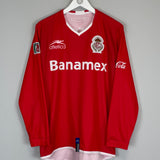 Shop 2007/08 TOLUCA L/S HOME SHIRT (S) ATLETICA, classic football shirts, vintage football shirts & retro soccer jerseys at Cult Kits