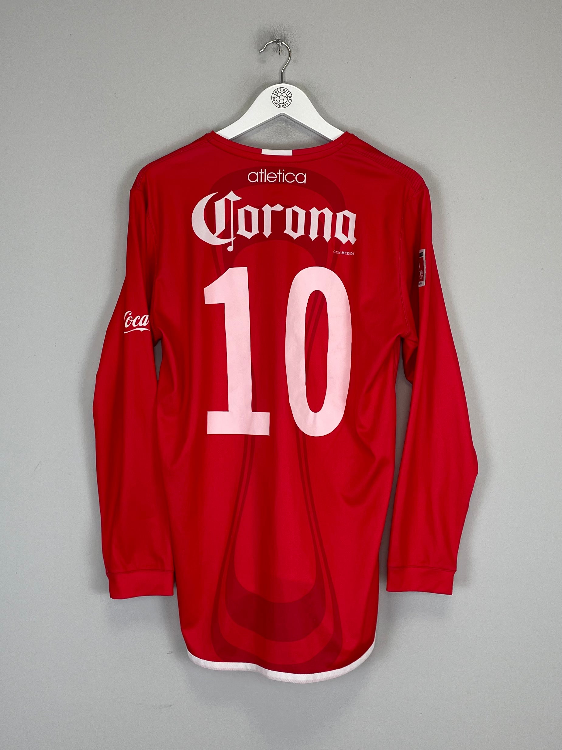 Shop 2007/08 TOLUCA L/S HOME SHIRT (S) ATLETICA, classic football shirts, vintage football shirts & retro soccer jerseys at Cult Kits